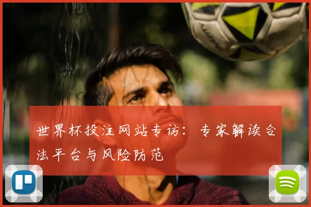 世界杯投注网站专访:专家解读合法平台与风险防范