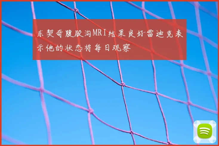 东契奇腹股沟MRI结果良好雷迪克表示他的状态将每日观察