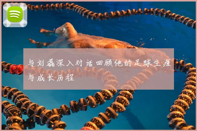 与刘磊深入对话回顾他的足球生涯与成长历程